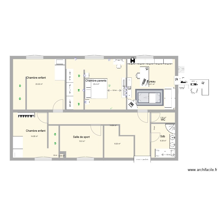 Maison Fillinges Projet. Plan de 0 pièce et 0 m2