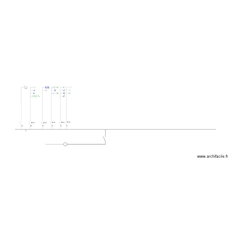 UNIFILAIRE MICH. Plan de 0 pièce et 0 m2