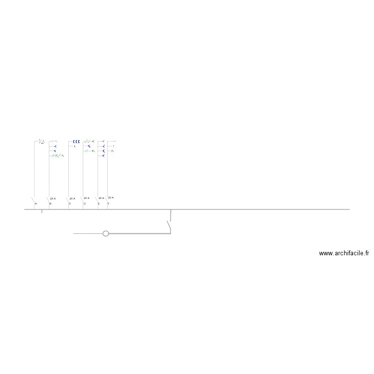 UNIFILAIRE MICH. Plan de 0 pièce et 0 m2