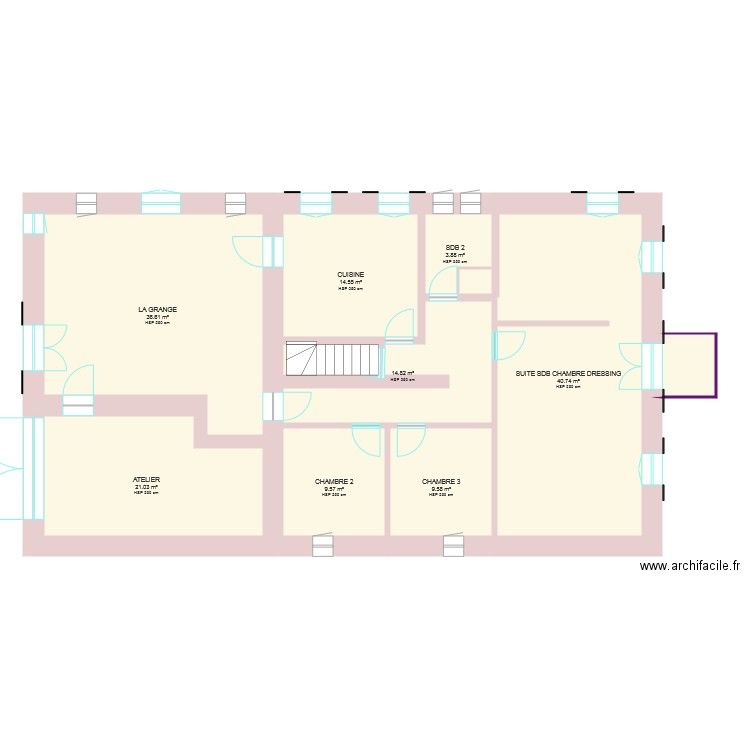 La Renarde. Plan de 0 pièce et 0 m2