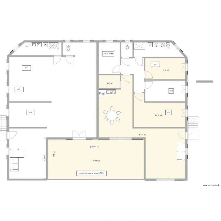 ETAGErevupasfini. Plan de 0 pièce et 0 m2