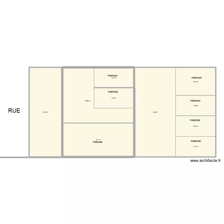 racine plan masse. Plan de 