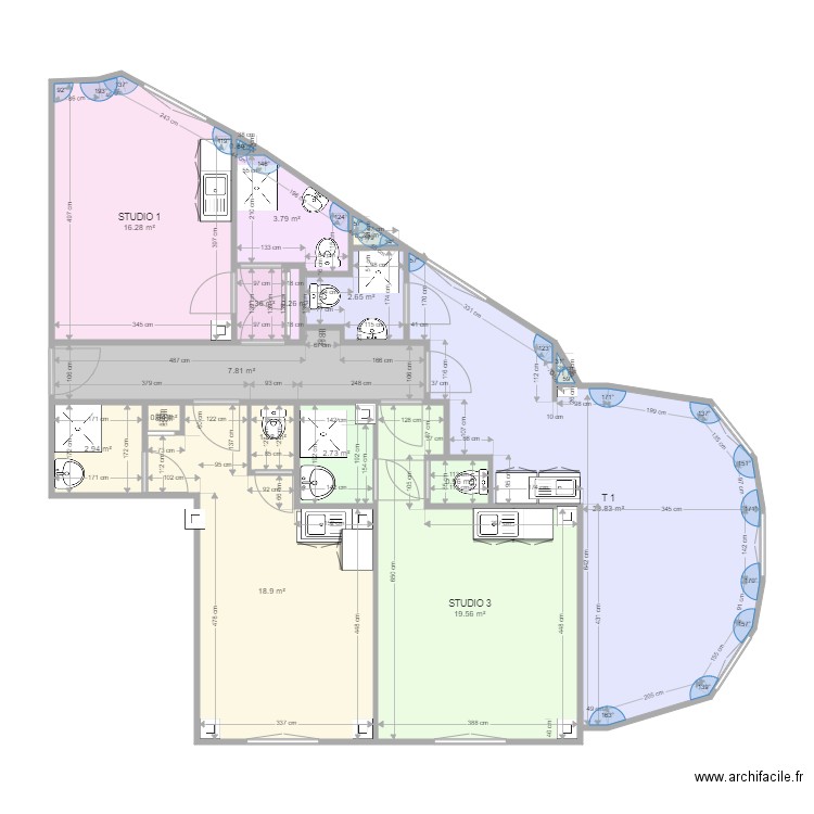 CONDORCETPROJET3S1T. Plan de 0 pièce et 0 m2