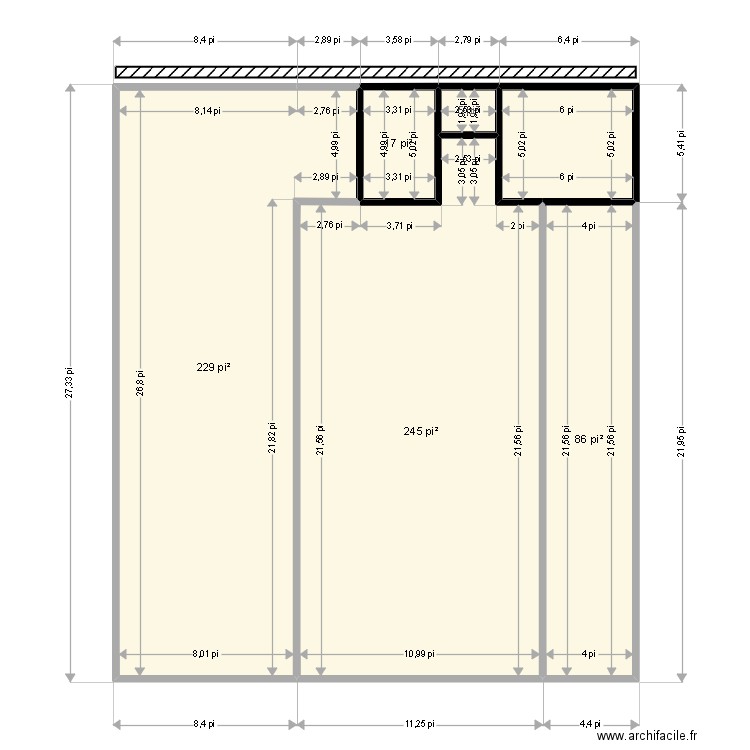 Terrace. Plan de 0 pièce et 0 m2
