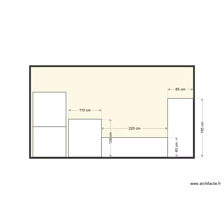 MOBILIER SALON. Plan de MOBILIER SALON. Plan de