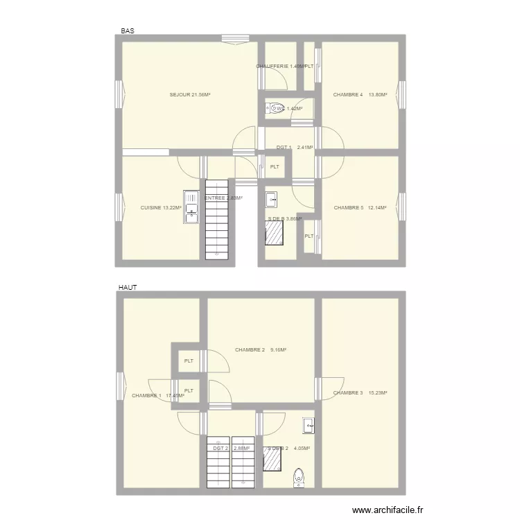 MARIE BERSAC. Plan de 
