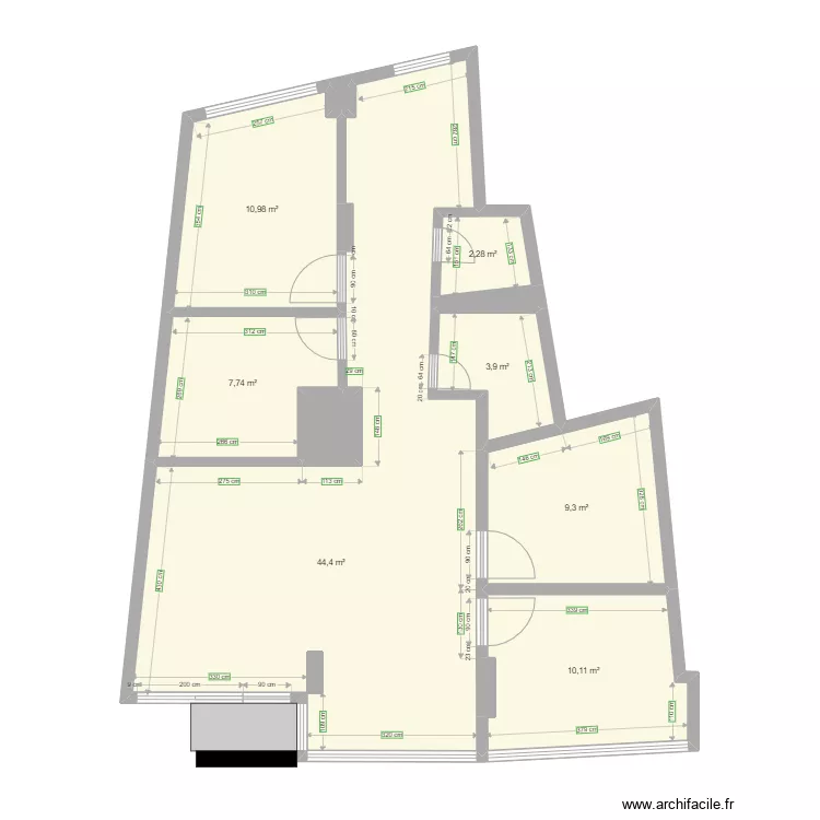 CENTRE MEDICAL ET PARAMEDICAL archi Flavie Legrand. Plan de 