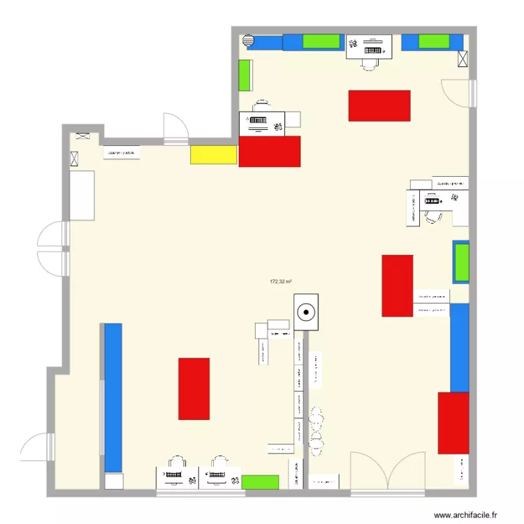KP1 atelier origine. Plan de 