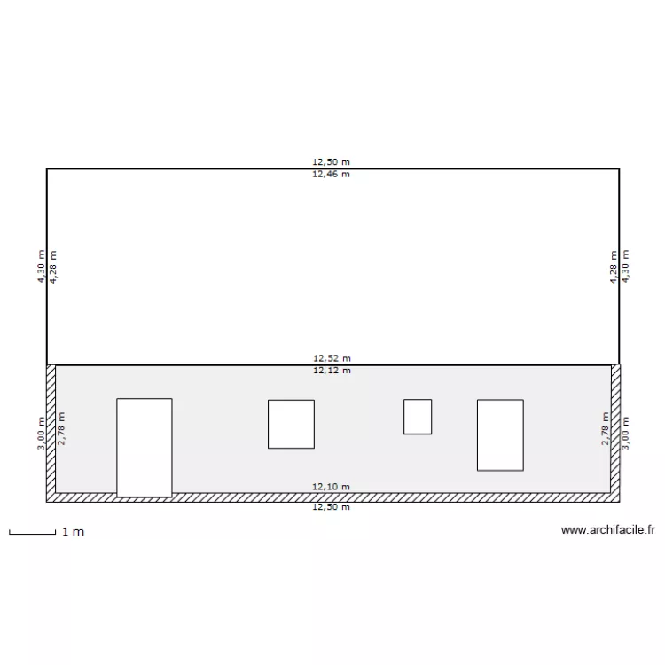 FACADE ARRIERE NEW. Plan de FACADE ARRIERE NEW. Plan de