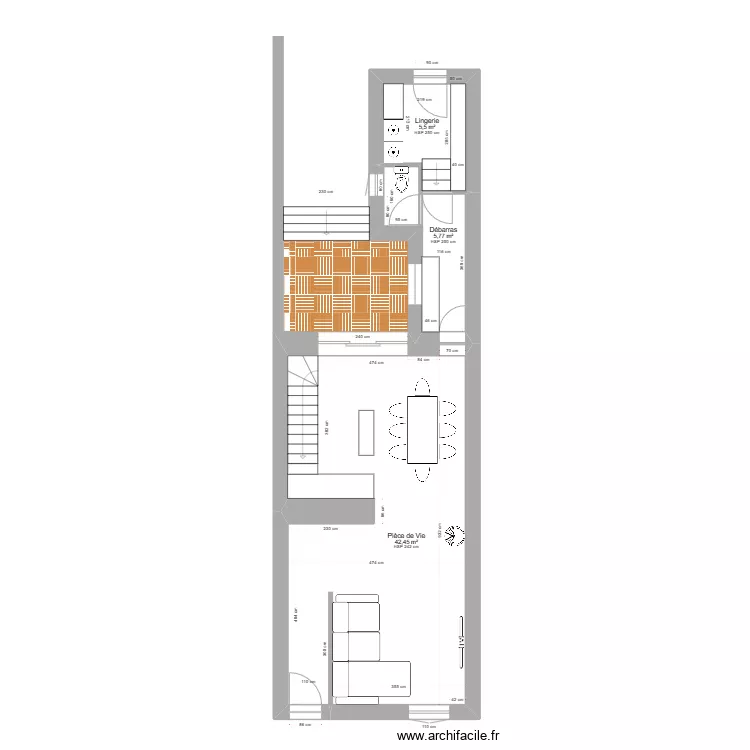 Rez de Chauss&eacute; - Projet 1. Plan de 