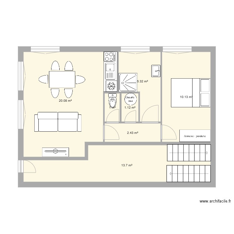 paulae 1. Plan de 0 pièce et 0 m2
