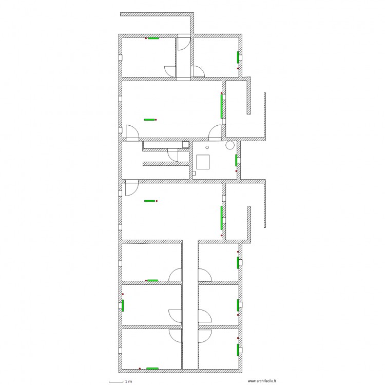 Plan T6 et T3 Cave 14 Nov 2012 pour devis. Plan de 0 pièce et 0 m2