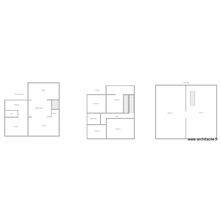 COURBETTE SIGNY LABBAYE. Plan de 