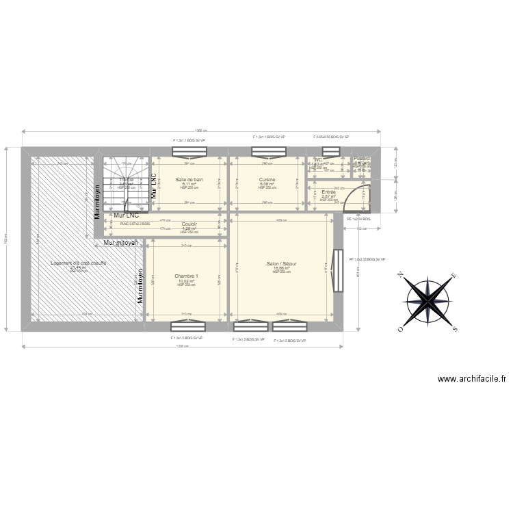 CITE EDF DE GUERLEDAN-1. Plan de 0 pièce et 0 m2