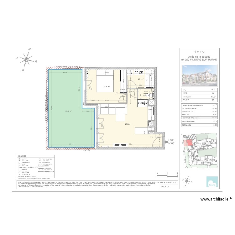 Villiers 5. Plan de 0 pièce et 0 m2