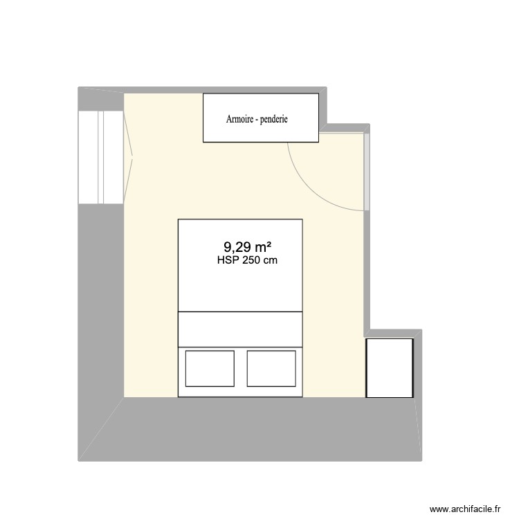Salle de bain (Future chambre) 2. Plan de 0 pièce et 0 m2