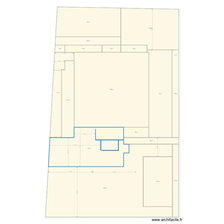 am&eacute;nagement. Plan de 