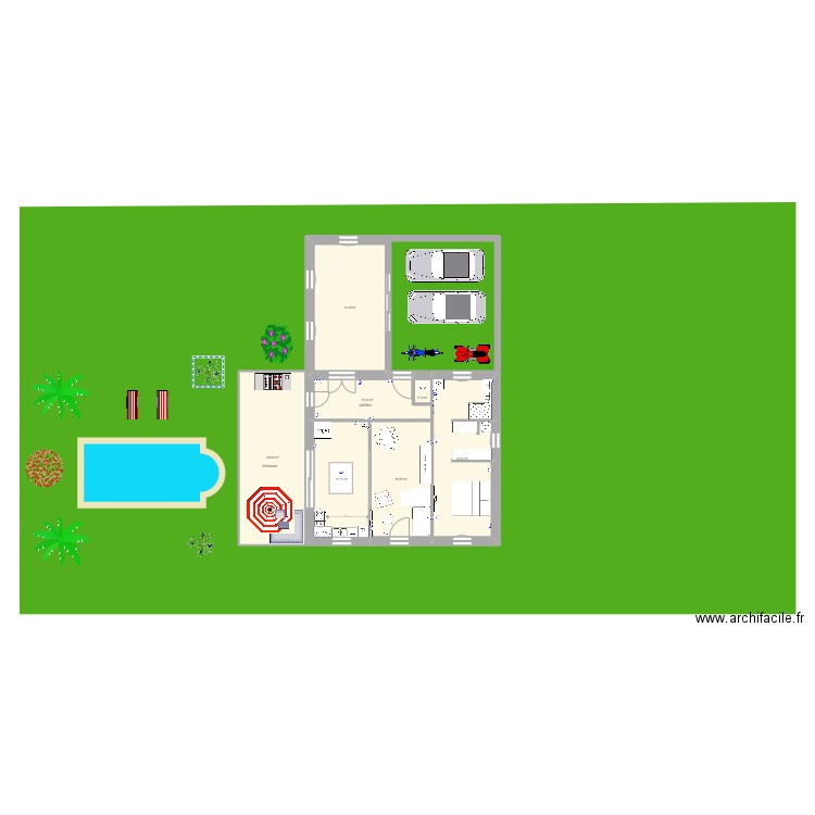 Maison Anaïs. Plan de 0 pièce et 0 m2