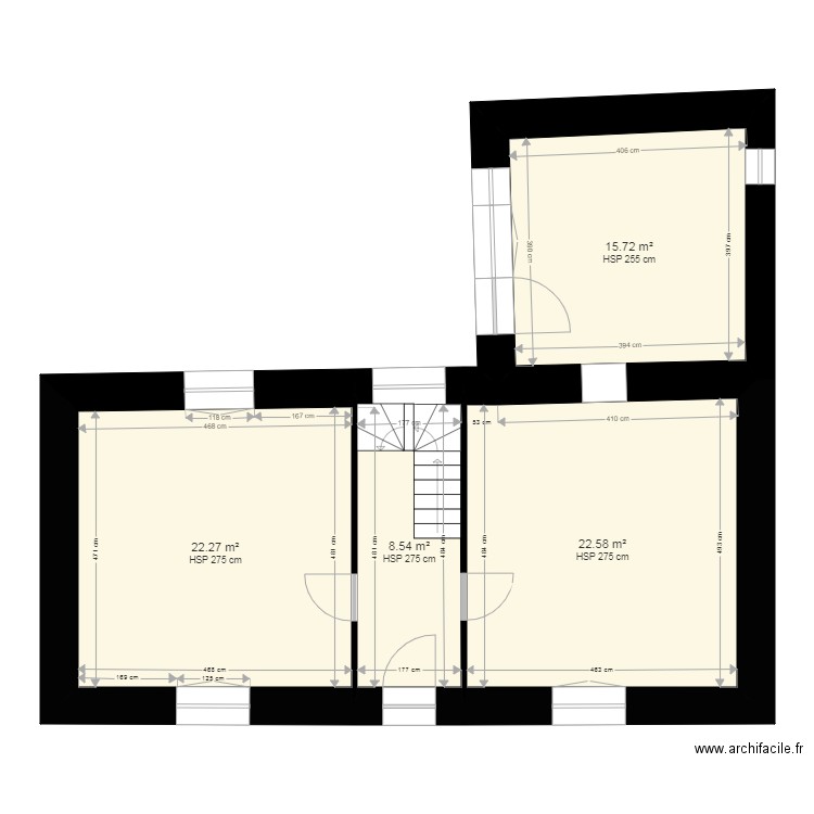 PASTEUR Existant. Plan de 0 pièce et 0 m2