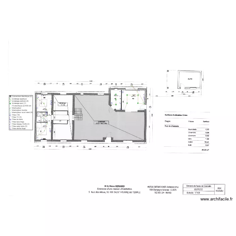 RENANRD . Plan de 