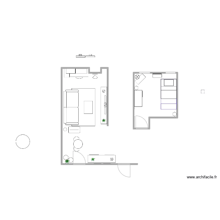 Kevin et Flora. Plan de 