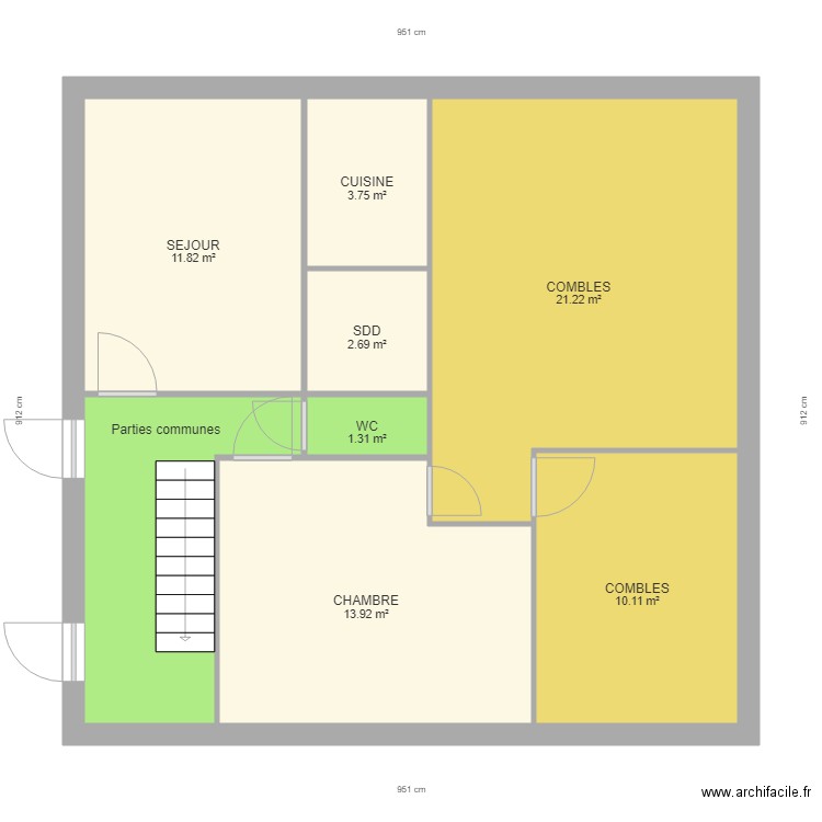 FROLON. Plan de 0 pièce et 0 m2