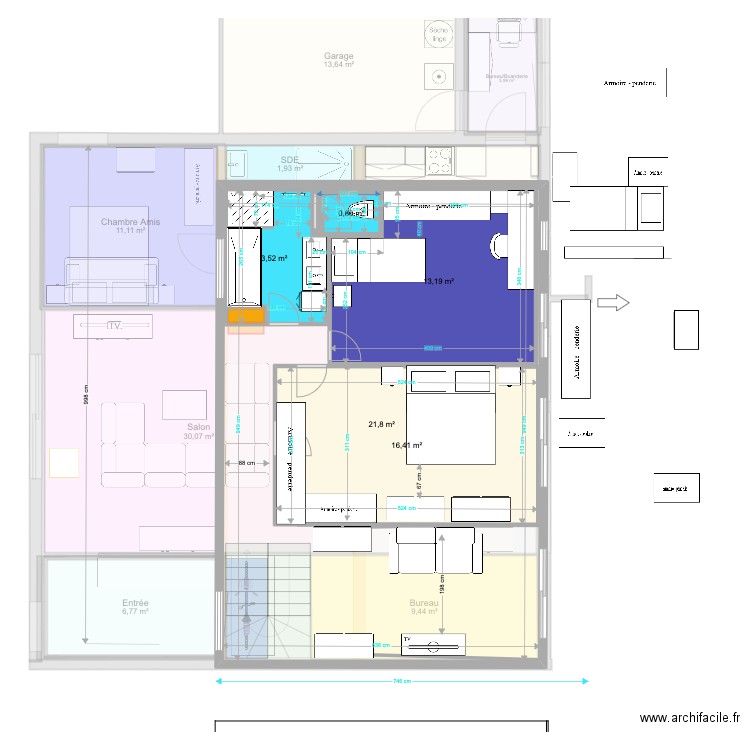 20230113. Plan de 17 pièces et 206 m2