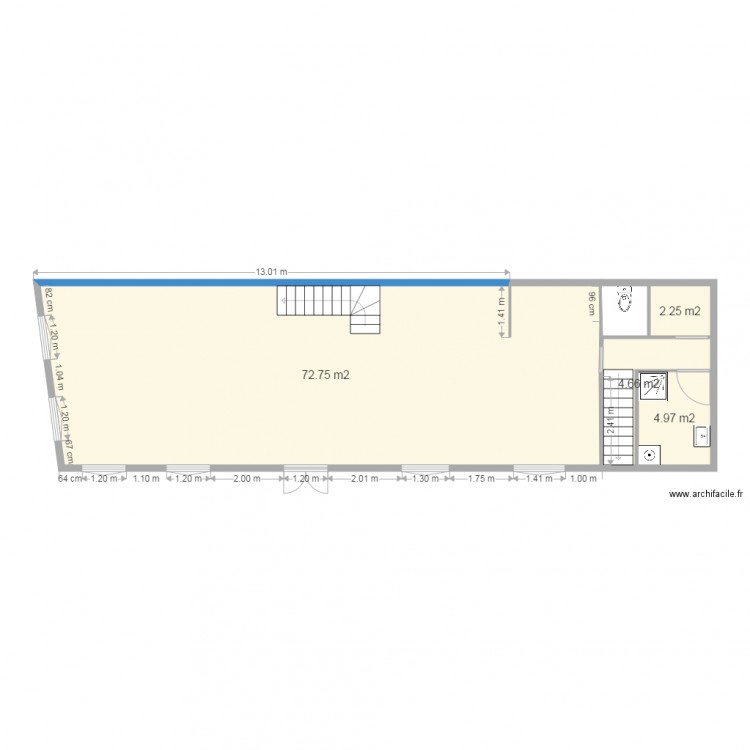 RDC. Plan de 0 pièce et 0 m2