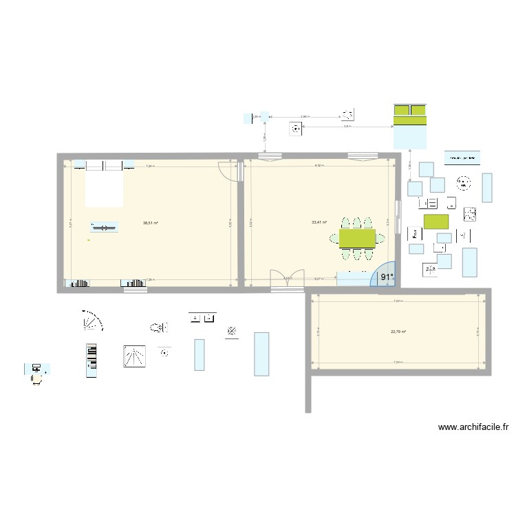PLAN 12 11Bb. Plan de 0 pièce et 0 m2