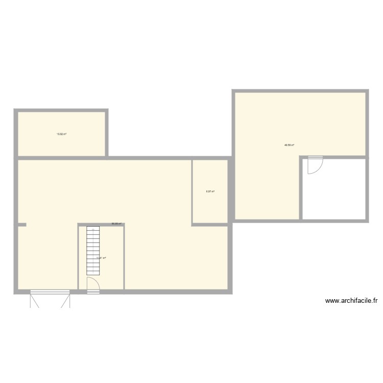 apartement. Plan de 0 pièce et 0 m2