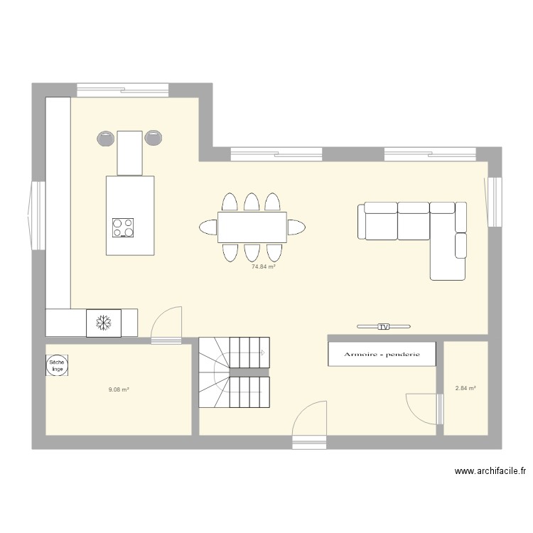 Construction. Plan de 0 pièce et 0 m2