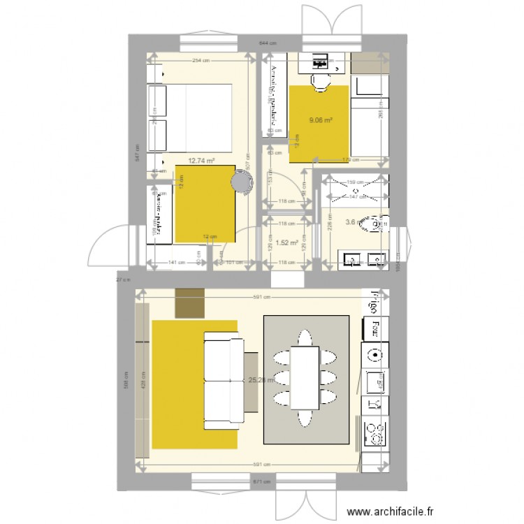 ROUTE DE BEHOBIE 153 PLAN 1. Plan de 0 pièce et 0 m2