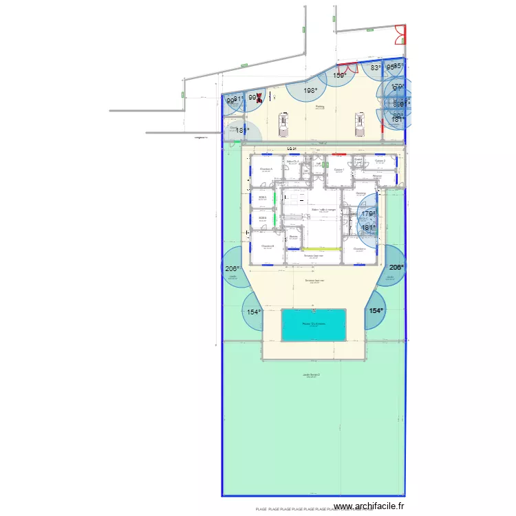A LG 24. Plan de 