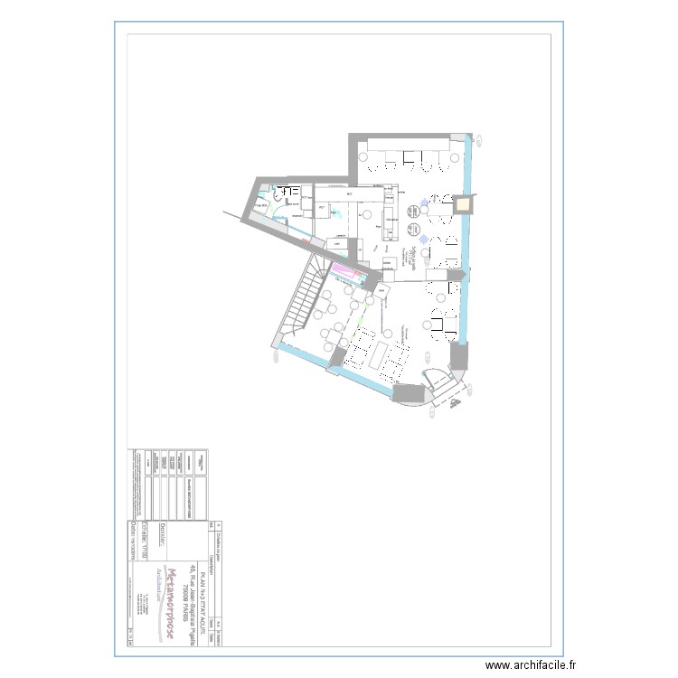 Chaptal. Plan de 0 pièce et 0 m2