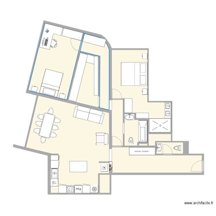 LA FAMILLE B. Plan de 0 pièce et 0 m2