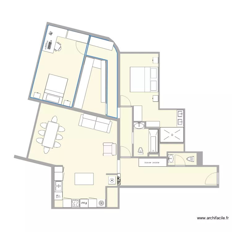 LA FAMILLE B. Plan de 