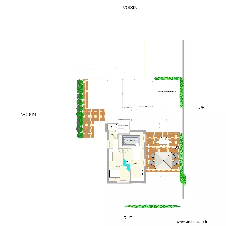 Maison Hermanville NH23. Plan de 