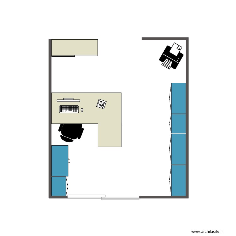 reforma despatx 2018. Plan de 0 pièce et 0 m2