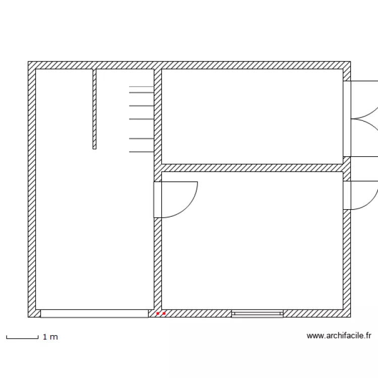 garage rdc. Plan de 