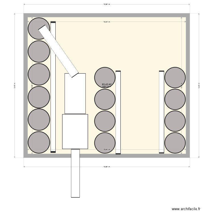 atelier vinifications. Plan de 0 pièce et 0 m2