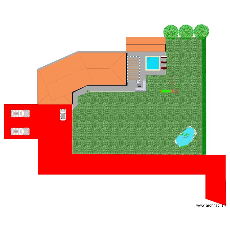 maison colombier . Plan de 1 pièce et 213 m2