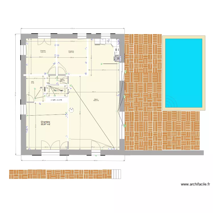 Plan ruine 114 M2. Plan de Plan ruine 114 M2. Plan de