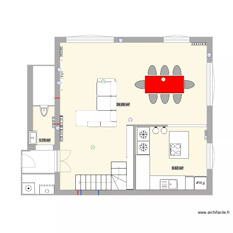 REZ DE CHAUSSEE. Plan de REZ DE CHAUSSEE. Plan de
