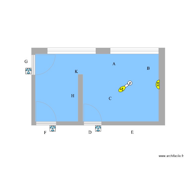 Cabinet 2 du Docteur Florine JACQUEMONT. Plan de 0 pièce et 0 m2