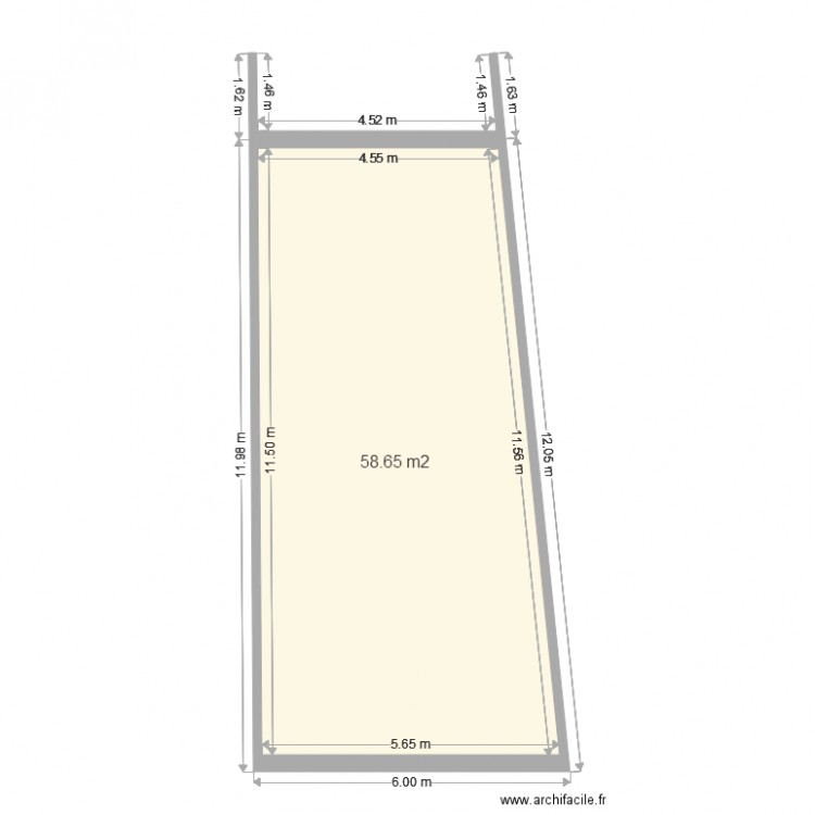 MAIL GABARIT. Plan de 0 pièce et 0 m2