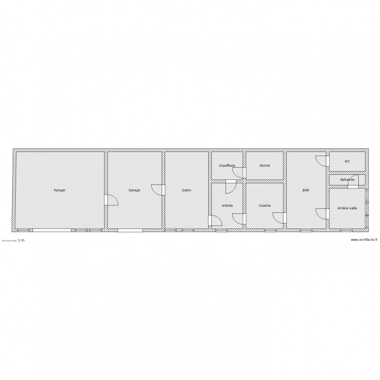 duchet rdc. Plan de 0 pièce et 0 m2