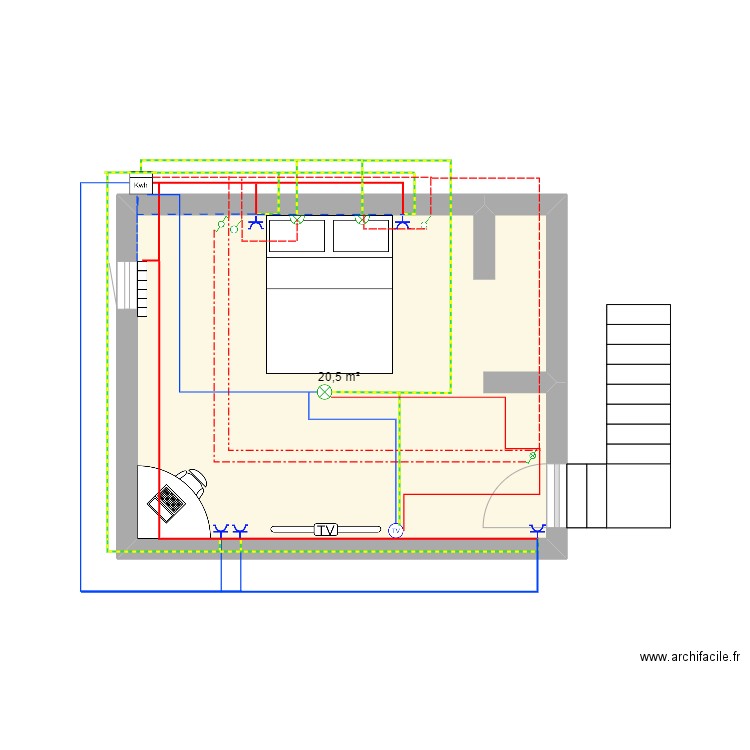 Plan 1. Plan de 0 pièce et 0 m2