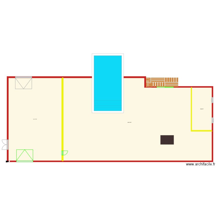 maison. Plan de 0 pièce et 0 m2