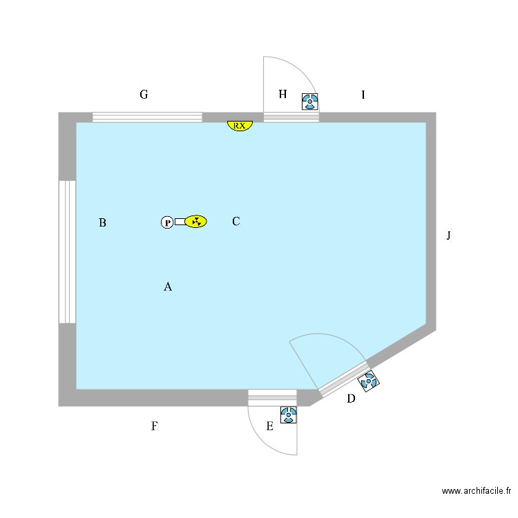 Cabinet 1 des Docteurs JF et B  TARISSI . Plan de 0 pièce et 0 m2
