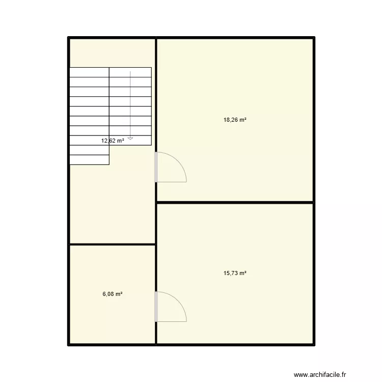 Delleuze &eacute;tage 2. Plan de 